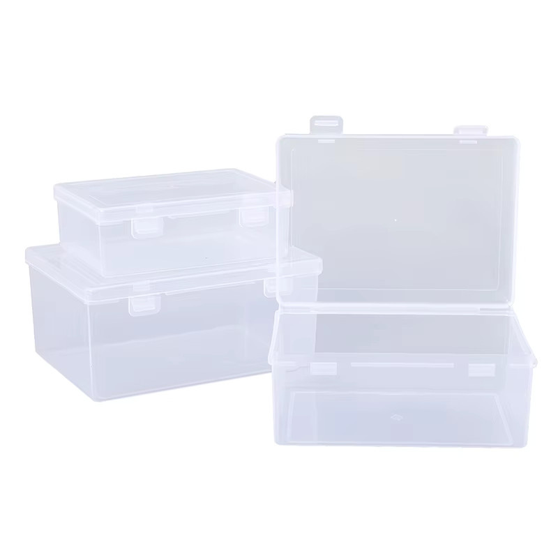 Transparente PP-Aufbewahrungsbox als Desktop-Organizer mit mehreren Fächern für Schreibwaren und Stifte - Bild 2
