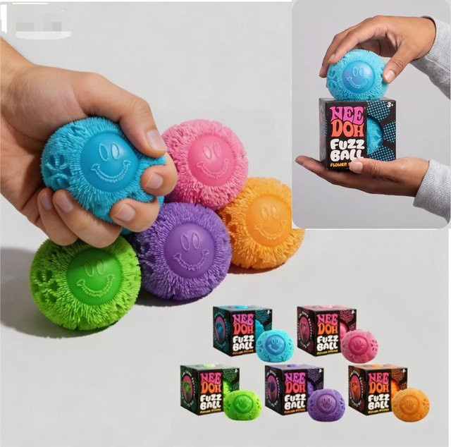 Schylling Nee Doh Fuzz Ball, Stressball, weich - Bild 1