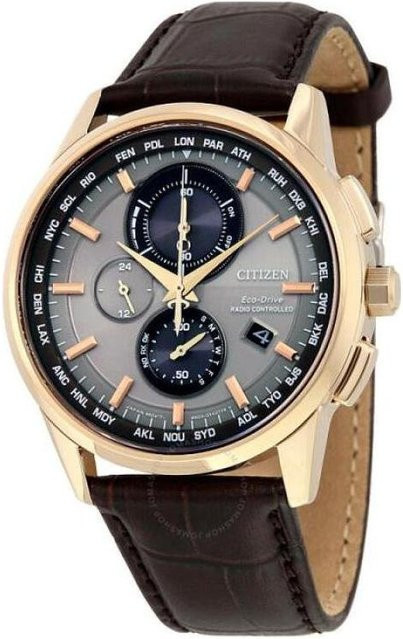 Citizen Armbanduhr, Chronograph, Quarz, Leder, Herren - Bild 1
