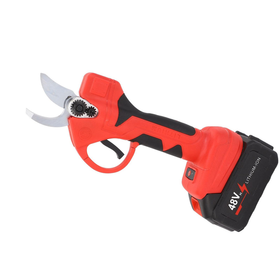 Aimo Elektrische Gartenschere in Rot mit 30 mm Öffnung und Akkubetrieb aus Stahl - Bild 1