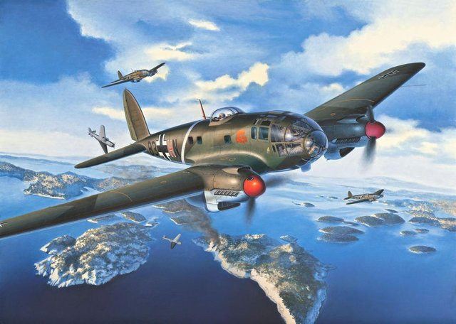 Revell Heinkel He 111P-1, Modellbau, 1:32, Grau - Bild 1