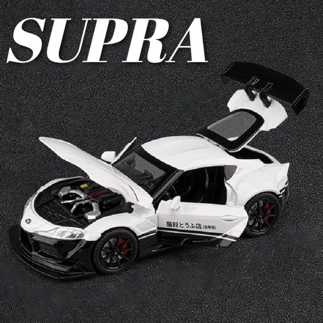 MAKEDA Supra Z4 Automodell, Maßstab 1:22, mit Licht und Sound, Orange - Bild 1