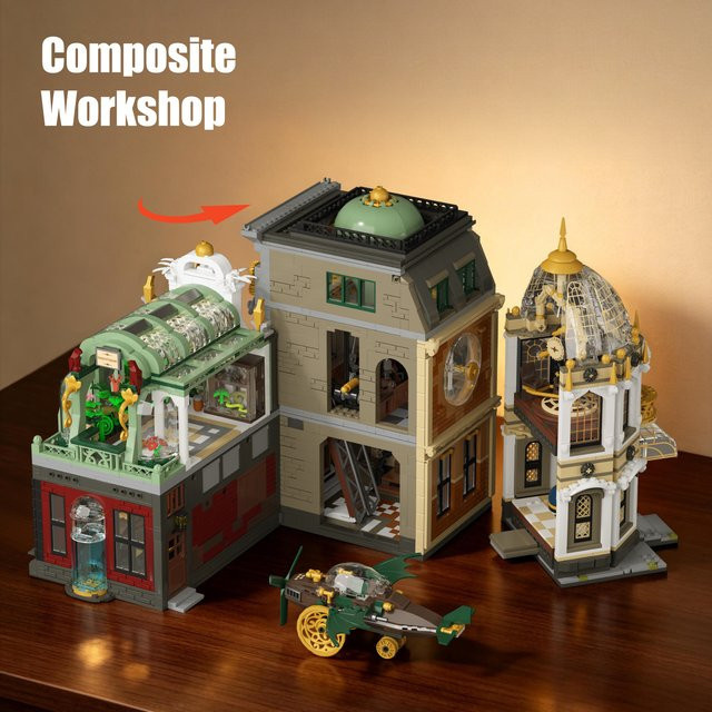 AMAZINGBLOKS Steampunk-Explorer Baukasten, 3124 Teile, ab 14 Jahre - Bild 1