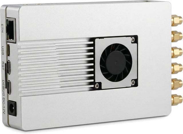 HLFEC Hochleistungsboard XC7Z100 mit ADRV9009/AD9379 und ADI IIO Oszilloskop-Unterstützung in Silber mit CNC-Aluminiumgehäuse - Bild 1