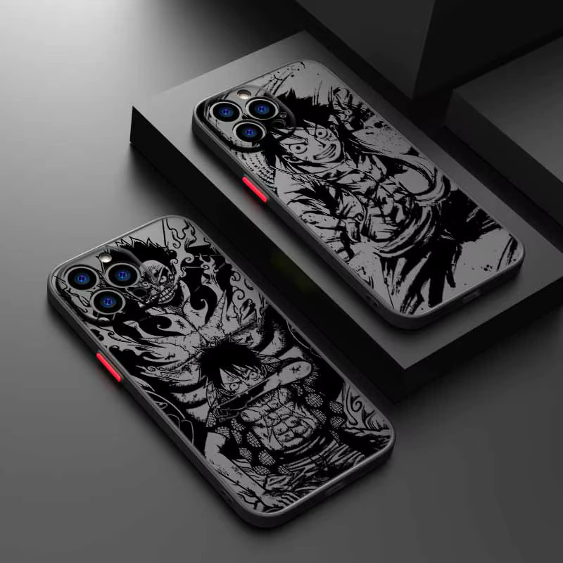 Anime One Piece Schutzhülle für Xiaomi Redmi Note 14 13 12S 12 Turbo 11T 11E 11S 10S 10 Pro Plus Max Mattierte Silikon-Handyhülle - Bild 1