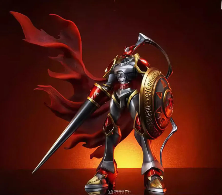 Bandai OG Red Lotus Knight Beast Sammlerfigur aus Kunstharz in Rot - Bild 5
