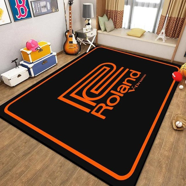 Karpetti Schlagzeugteppich mit Schallschutz in Schwarz, B/B: 120 x 160 cm - Bild 1