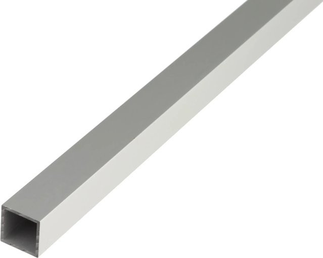 GAH Alberts Aluminium Quadratrohr glatt silber eloxiert B/T/H: 15 x 15 x 2000 mm - Bild 1
