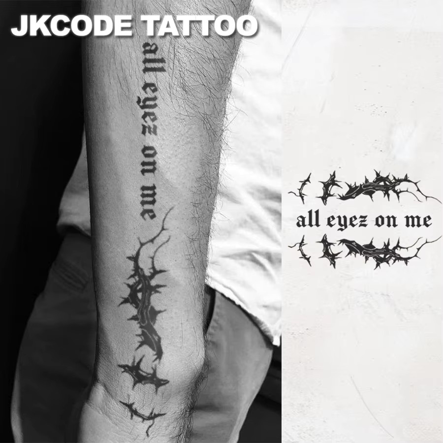 JKCODE TATTOO Temporäre Tattoos, Herren - Bild 1