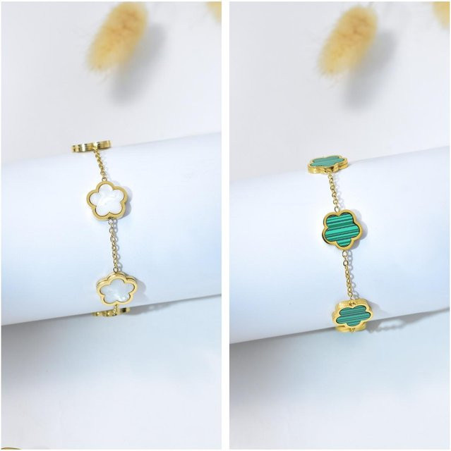 Lucky Star Jewelry Armband, 18K vergoldetes Edelstahl, Zirkonia, Damen - Bild 1