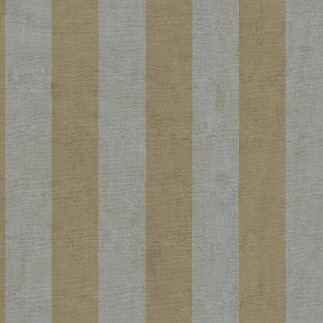 PROFHOME Vlies Tapete Streifen Grafisch in Grau, Oliv-Grau und Braun-Beige, Breite: 0,53 m, Länge: 10,05 m - Bild 1