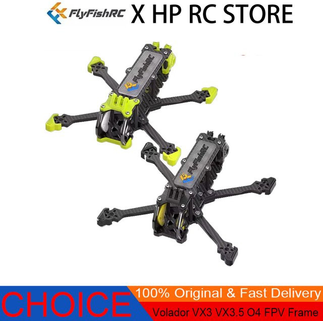 FlyFishRC Volador VX3/VX3.5 O4 FPV-Rahmen, Fahrzeuge, Gelb - Bild 1