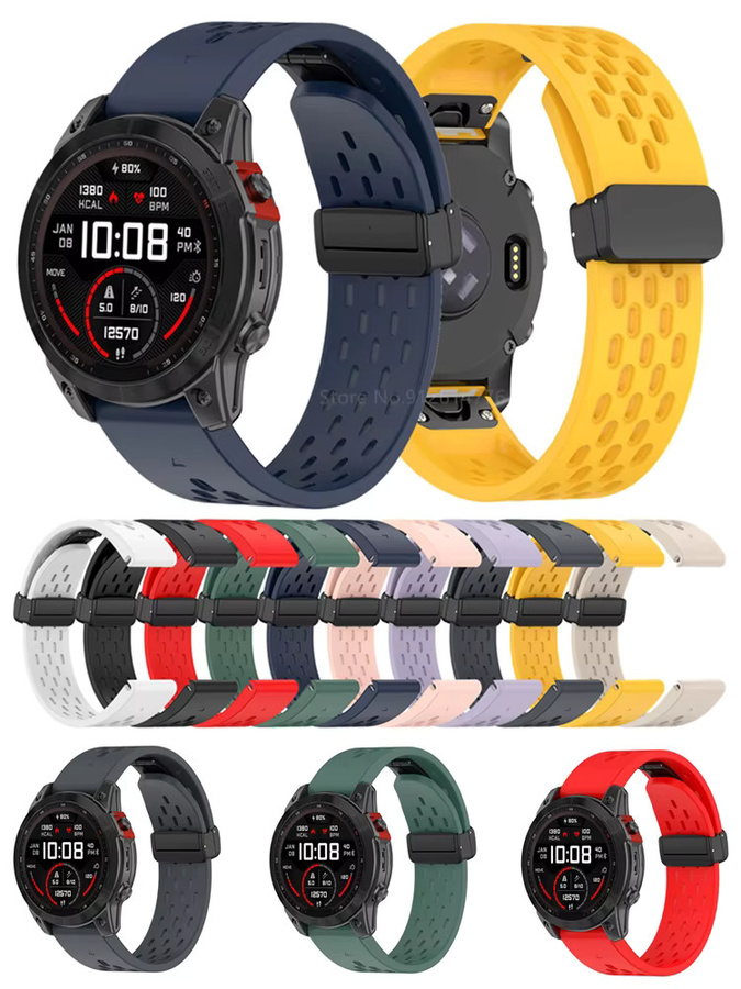 Uhrenarmband Silikon, Unisex, für Garmin Fenix - Bild 4