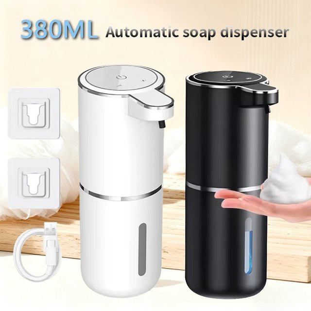 DONASIRA Seifenspender, 380 ml, Infrarot-Induktion, Automatischer Sensor - Bild 1