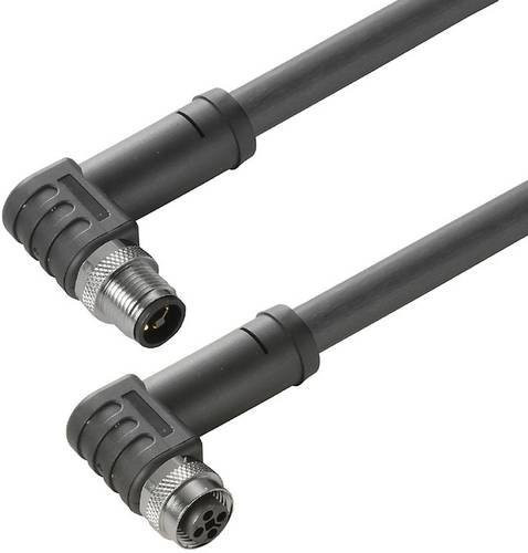 Weidmüller Sensor-Aktor-Steckverbinder konfektioniert, schwarzer Stecker, 4 Polzahl, 1.50m Länge - Bild 1