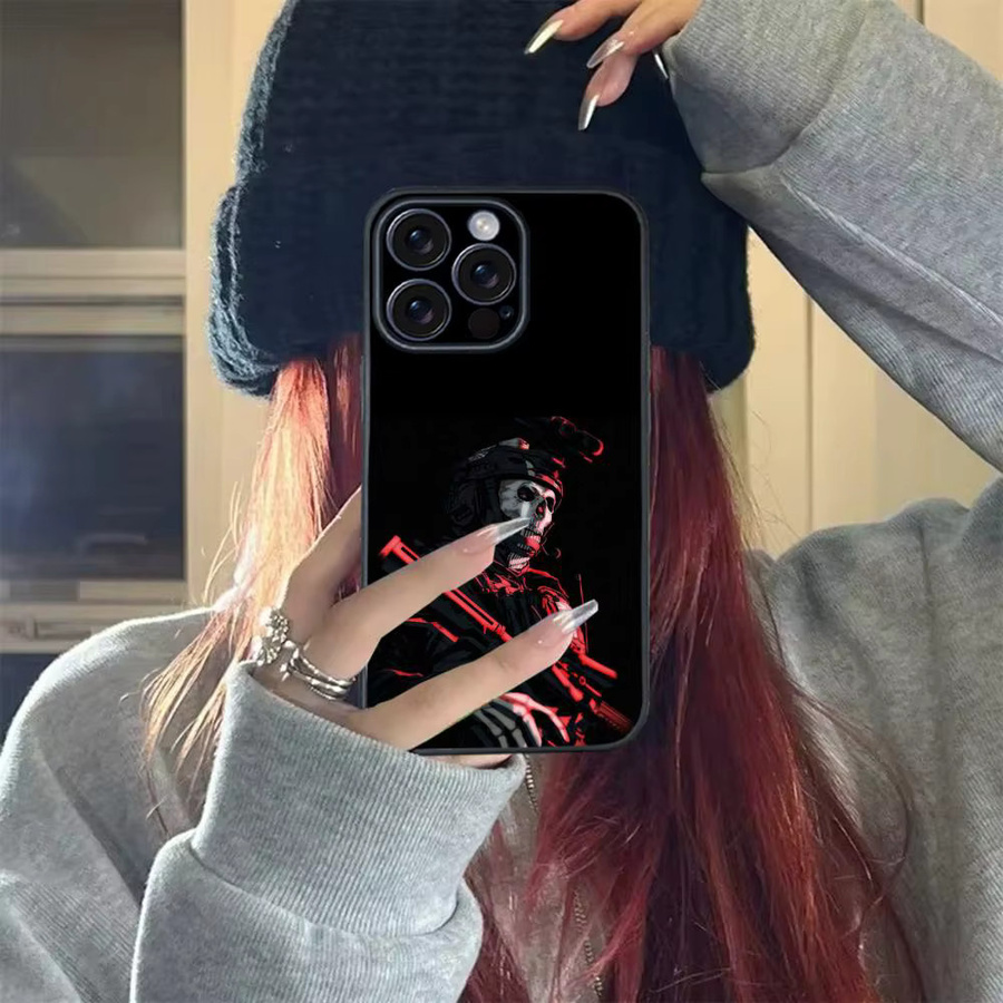 Handyhülle Call of Duty Style für Apple iPhone 17, 16 und 15 ProMax in Schwarz mit Satin-Glanz-Finish - Bild 2