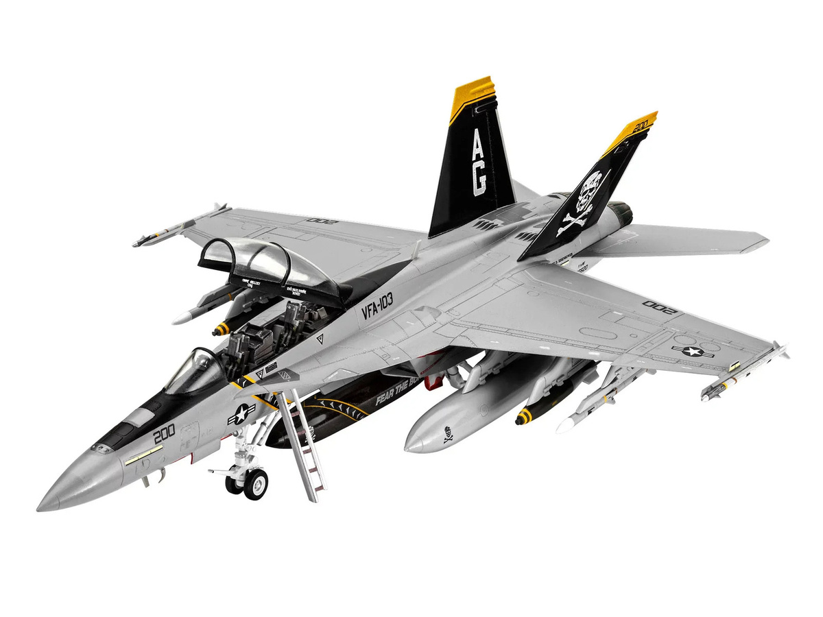 Revell F/A-18F Super Hornet, Modellbau, 1:72, ab 12 Jahren - Bild 3