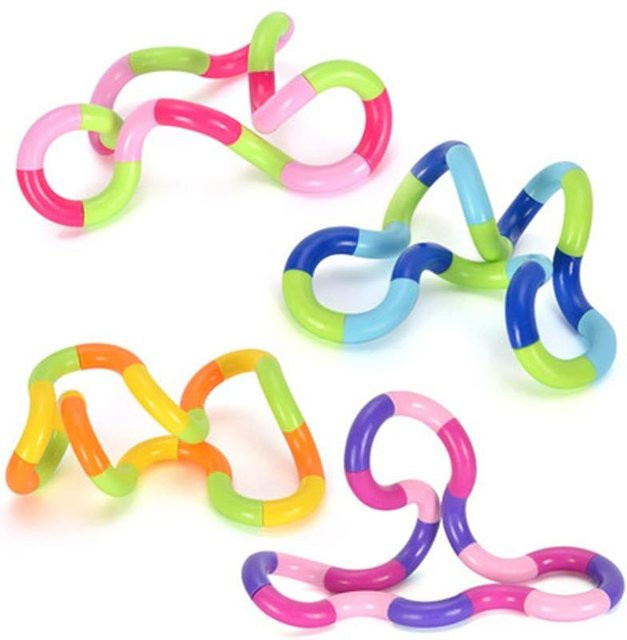 Wonderful Household Zappel-Anti-Stress-Twist-Dekompressionsspielzeug, pink - Bild 1