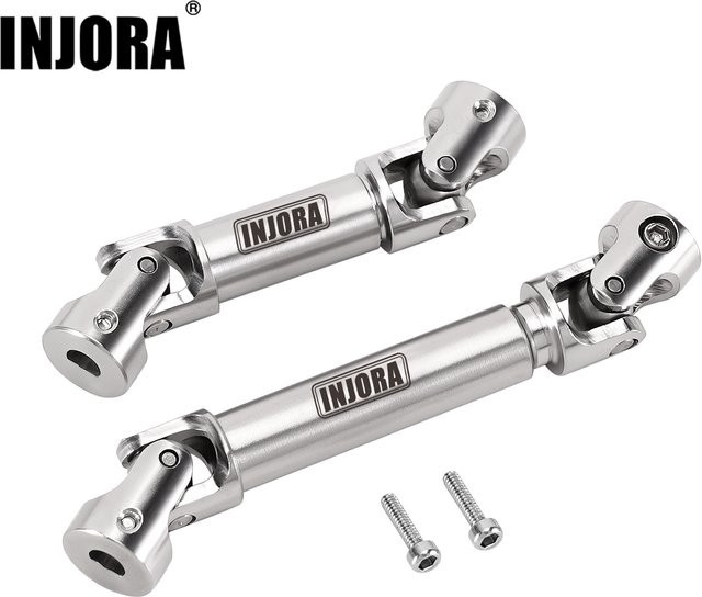 INJORA Mittelantriebswellen aus Edelstahl, Zubehör, Metall, Grau - Bild 1