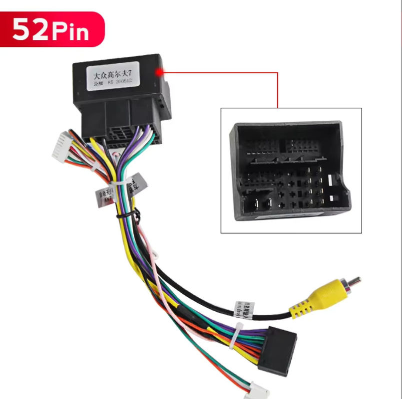 TomoStrong Android Radio Kabeladapter mit CANBUS BOX für Volkswagen Golf 5 6 Polo Passat Tiguan Jetta Touran und Skoda in Schwarz (VW-RZ-58) - Bild 4