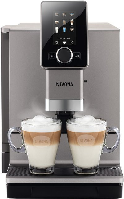 Nivona CafeRomatica NICR 930 Kaffee-Vollautomat in Titan/Chrom mit Smartphone-Steuerung, Stahl-Kegel-Mahlwerk und 2,2 l Wassertank - Bild 1