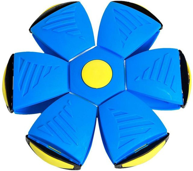 Yiran Furniture Interaktives Hundespielzeug mit fliegenden Untertassenbällen, blau - Bild 1