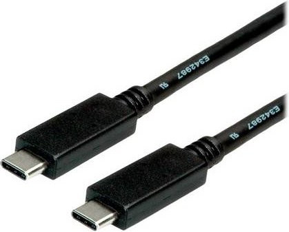 Roline USB-C USB 3.2 Gen2 Kabel in Schwarz, Länge: 2,00 m - Bild 1