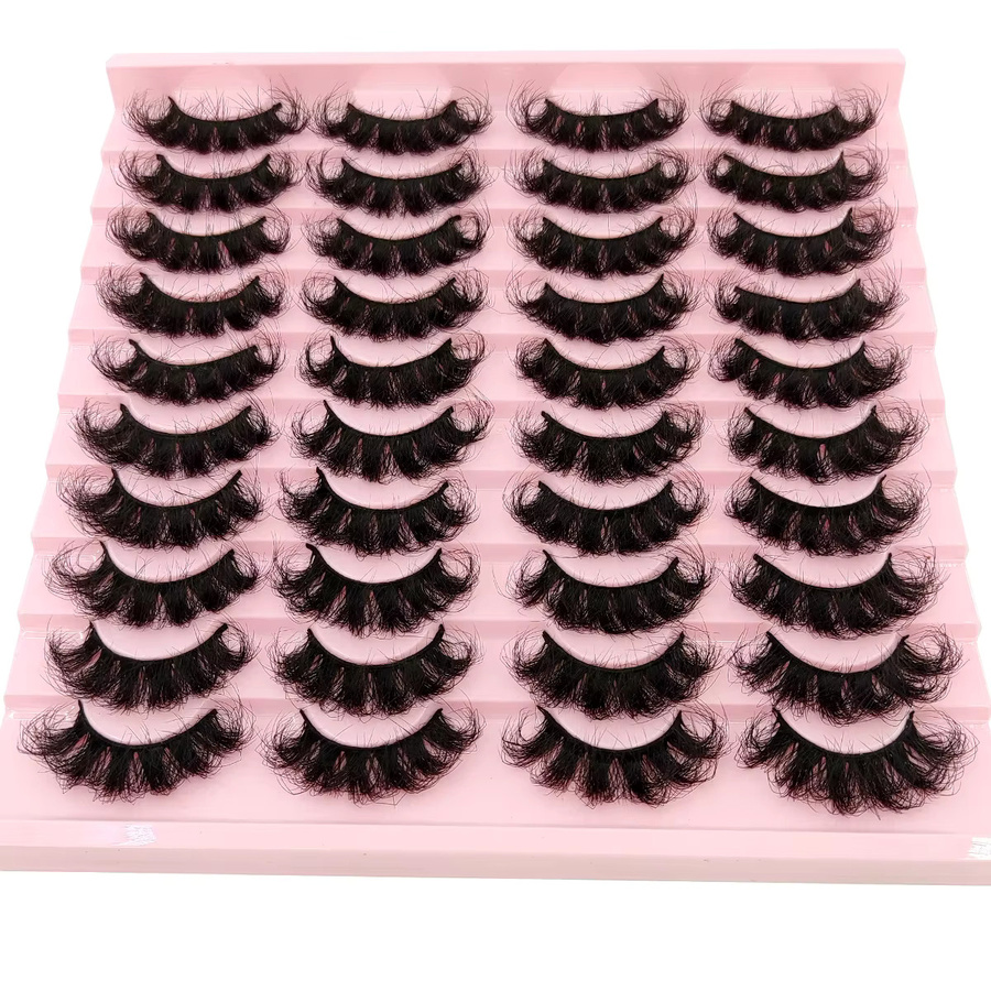AMSDCN Künstliche Wimpern, 20 Paar, Unisex - Bild 3