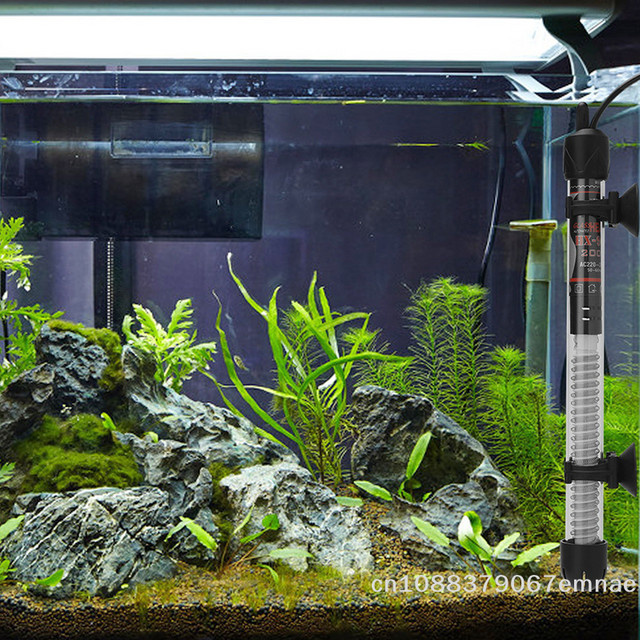 JETTING Glas-Aquariumheizung mit einstellbarem Thermostat und EU-Stecker, transparent, 25-300W - Bild 1