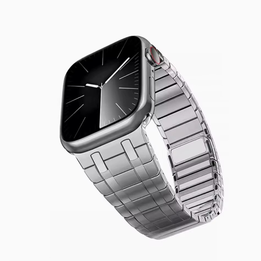 TANGYIYI Uhrenarmband Edelstahl, Magnetisch, Silber, Unisex - Bild 7