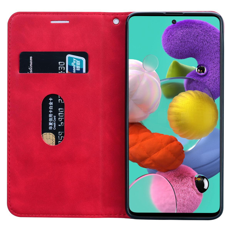 Magnetische Brieftasche Handyhülle von CHANHOWGP für Samsung Galaxy, Huawei und Redmi in Braun - Bild 2