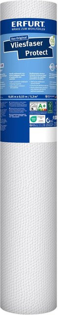 Erfurt Vliestapete Protect 205, weiß, B: 53 cm, L: 1005 cm - Bild 1