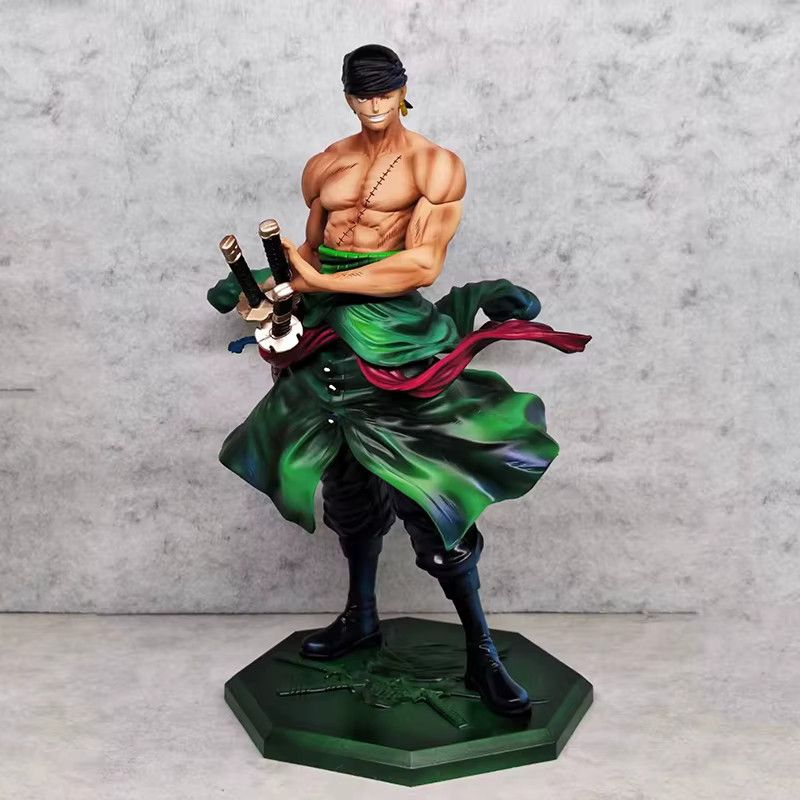Bandai One Piece Anime Figur Roronoa Zoro Statue aus PVC, Multicolor, Höhe: 28,0 cm - Bild 2