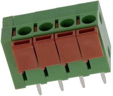 Molex Printklemme 397000904 mit 4 Polen in Grün - Bild 1