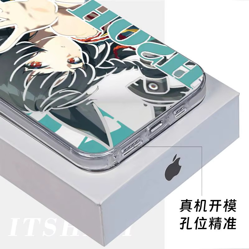Hoshimi Miyabi Handyhülle im Cartoon-Design für iPhone 11 bis iPhone 17 Pro Max Plus Air Mini, Zenless Zone Zero, Multicolor - Bild 3