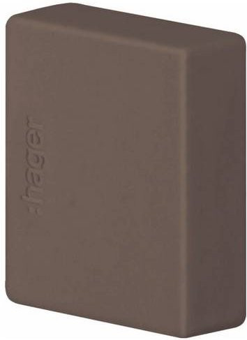 Hager Endstück LF2002068014 Braun B: 20 mm, H: 20 mm - Bild 1