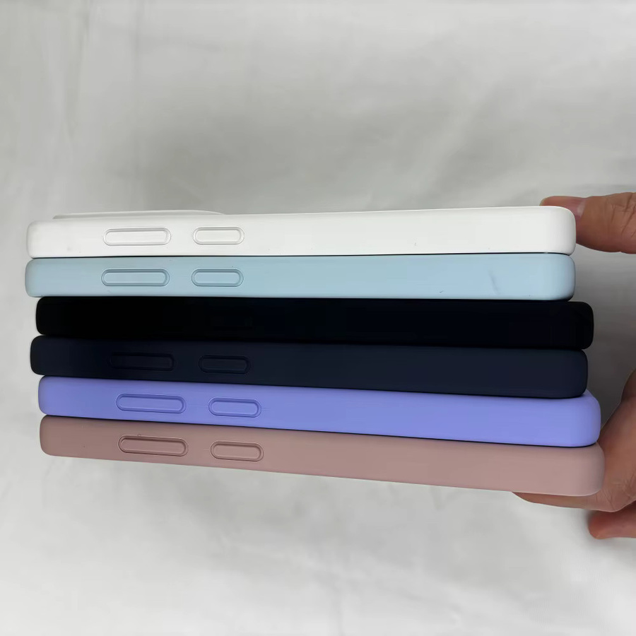 Samsung Handyhülle aus weichem Flüssig-Silikon als Rückseitenschutz in Schwarz oder Blau für Galaxy S26 S25 S24 S23 S22 S21 S20 S10 Note 10 20 Ultra Plus - Bild 2