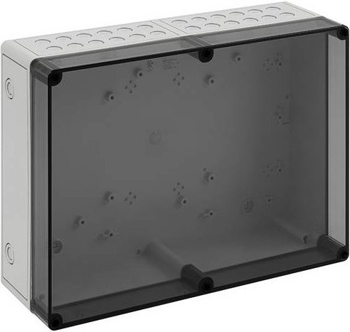 Spelsberg TK PC 3625-11-tm PV Leergehäuse aus Polycarbonat in Grau, B/T/H: 25,4 x 36,1 x 11,1 cm - Bild 1