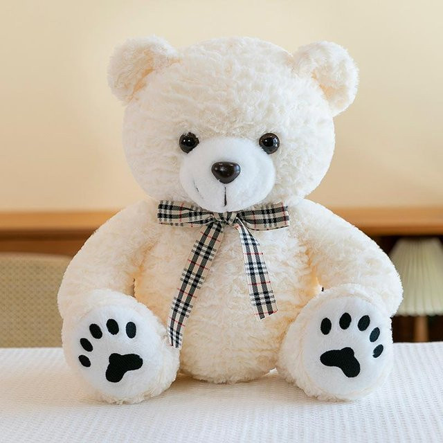 Bai Fen Bai dolls and toys Teddybär Plüschtier, Weiß, 45cm - Bild 1
