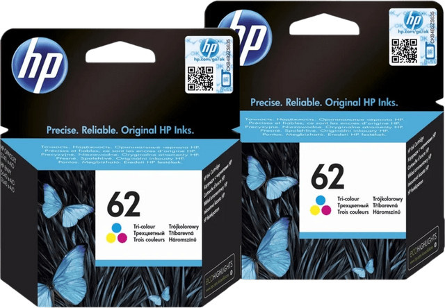 HP 62 Farbpatronen Doppelpack für Tintenstrahldrucker - Bild 1