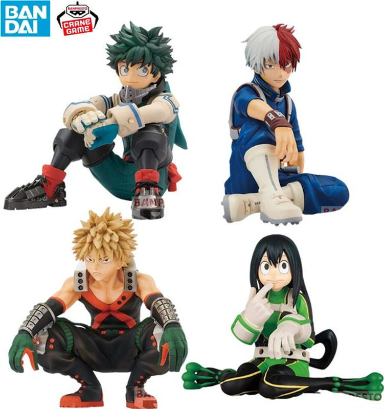 Bandai My Hero Academia Anime Figuren Midoriya Izuku Todoroki Shouto Bakugou Katsuki Actionfiguren aus Kunststoff mehrfarbig - Bild 1