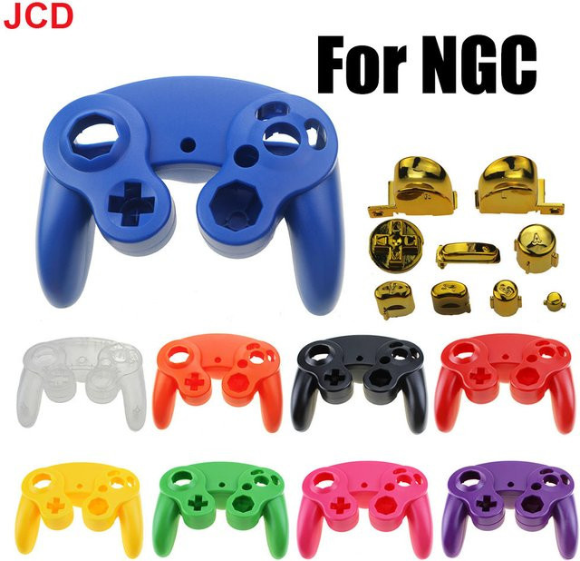 JCD GameCube Controller Shell Gold Retro Gehäuse Abdeckung für NGC Konsole - Bild 1