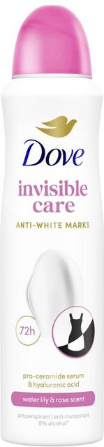 Dove Antitranspirant Spray Wasserlilie & Rose, 150 ml, Unisex - Bild 1