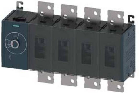 Siemens Lasttrennschalter 4polig 1000A 8 Schließer 8 Öffner 690 V/AC grau 690 V/AC 3KD50440RE100 - Bild 1