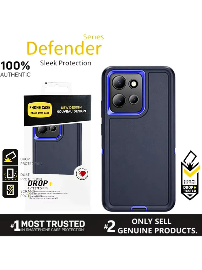 3in1 Defend Heavy Armor OTT-BOX Handyhülle für Motorola Moto G Power Play Stylus in Schwarz oder Rot - Bild 6
