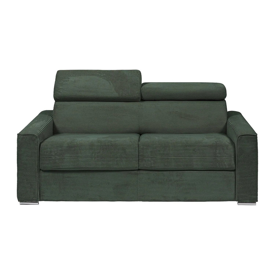 Vente-unique Schlafsofa Vizir in Grün mit Polsterung und modernem Design - Bild 2