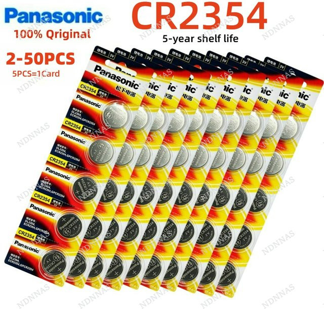 Panasonic CR2354 3V Lithium-Knopfbatterie in Silber - Bild 1