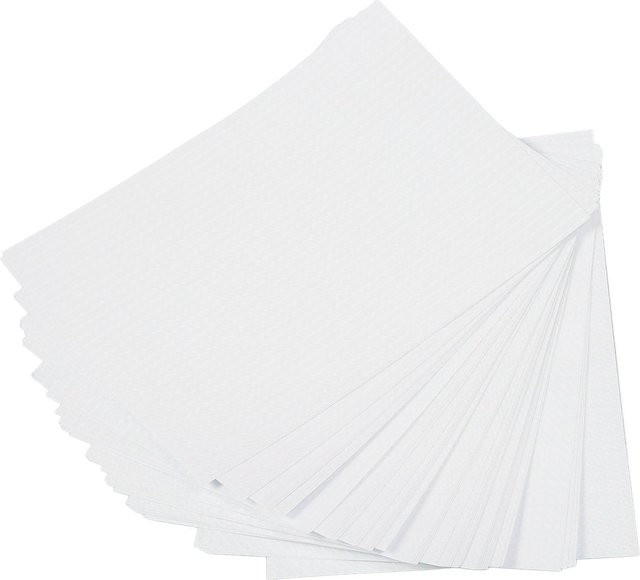 Shoemst Holografische Kaltlaminierfolie A4, 50 Blatt, Multicolour und Weiss, Wasserdicht und Selbstklebend - Bild 1