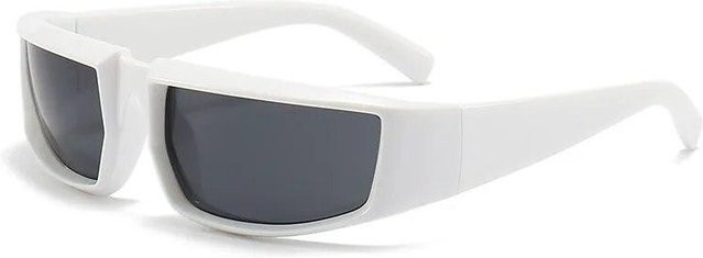 Dote Sportsonnenbrille, Unisex, Vollrand, Kunststoff, rechteckig, black, silver, pink, white - Bild 1