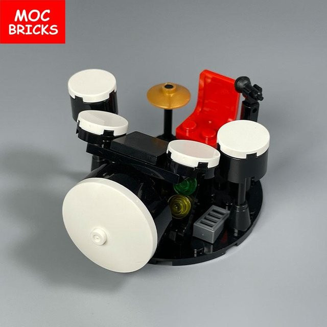 Yiran toy MOC Steine Suona Horn Noten Sänger Saxophon Bass Figur, Bausteine, ab 6 Jahren - Bild 1